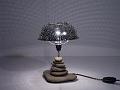 lampe d'ambiance decorative galet et metal