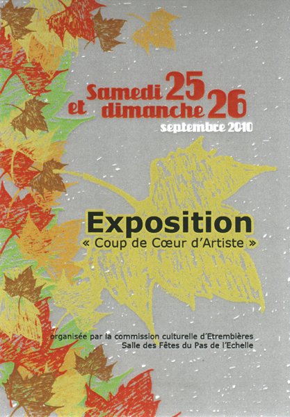 Exposition d'artistes  la salle des ftes du Pas de L'Echelle