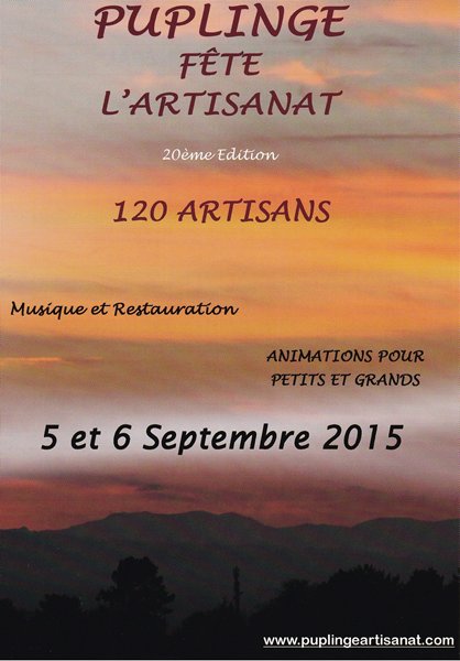 Fête de l'artisanat à Puplinges 5 et 6 septembre 2015 