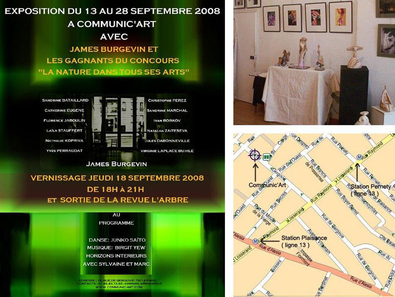 expo dans la galerie Communic'Art