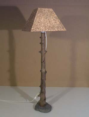 Luminaire lampe de bureau bois flotté