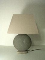 Lunimaire - Lampe galets abat-jour trapze