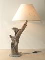 23 - Lampe en bois flotté