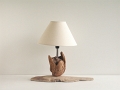 35 - Lampe en bois flotté