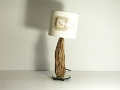 Lampe en bois flotté