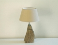 Lampe en bois flotté