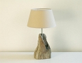 Lampe en bois flotté