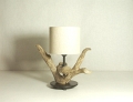 33 -Lampe en bois flotté