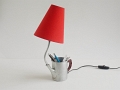 Lampe afetière, pot à crayons - Hauteur 42cm