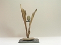 Complicité - 1er Trophée de l'Entreprise Eco-Responsable 2012- Sculpture galets et bois flottés