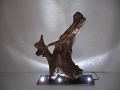 23 - Sculpture lumineuse à leds en bois flotté