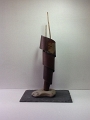 Trophée de l'Entreprise Eco-Responsable 2013 - Prix du public - Sculpture bois galet et métal